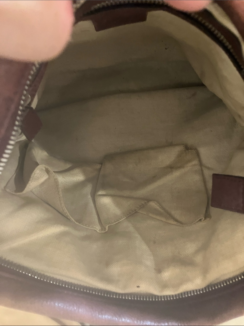 Gucci Soho Interlocking GG Crossbody Bag Wine Bordeaux Leather - Picture 12 of 14